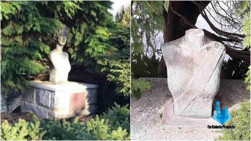 Queen Elizabeth II statue found DECAPITATED after suspected vandalism Queen Elizabeth II statue found DECAPITATED after suspected vandalism