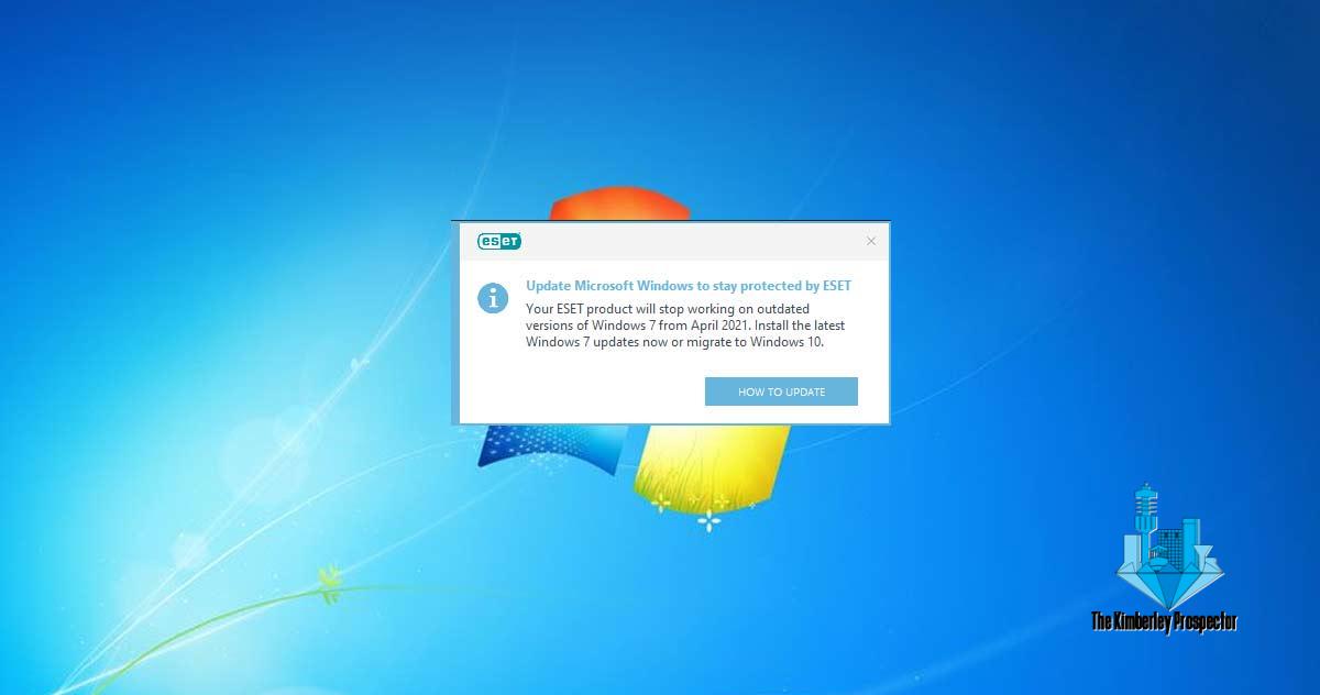 ALERT: Windows 7 users from April Eset will stop working on outdated systems ALERT: Windows 7 users from April Eset will stop working on outdated systems