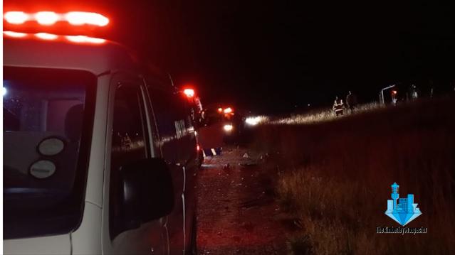 Man killed after bakkie rolls on N12