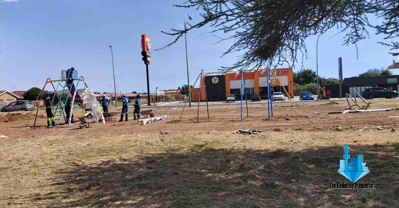 New playground for Homestead park New playground for Homestead park