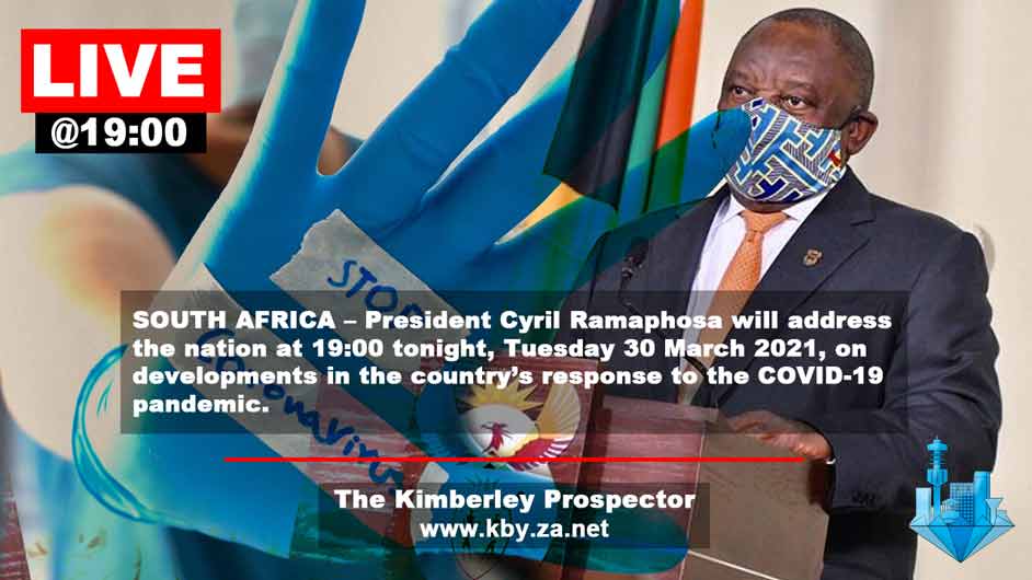 WATCH: President Cyril Ramaphosa to address nation tonight at 19:30
