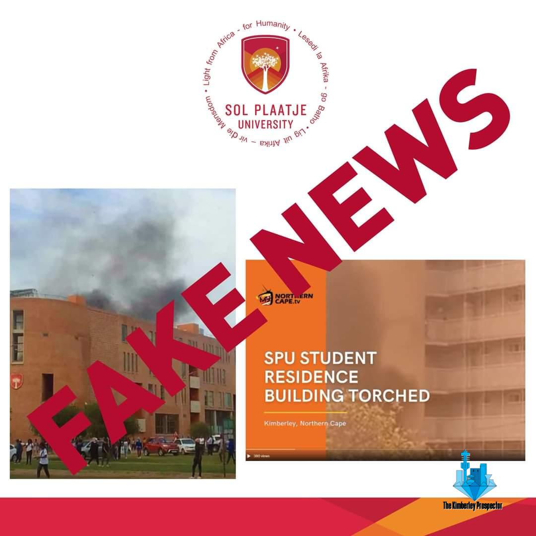 Sol Plaatje University Denounces Fake News of Arson Attack During Student Protests Sol Plaatje University Denounces Fake News of Arson Attack During Student Protests
