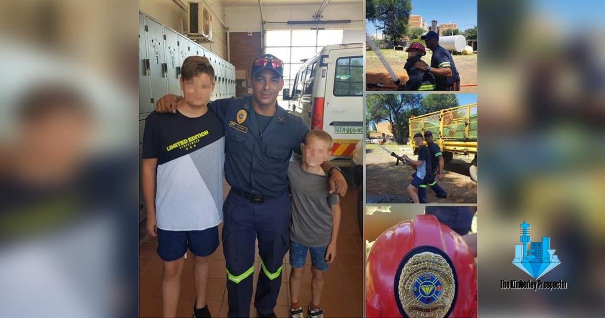 Sol Plaatje Firebrigade Inspires Local Children To Become Future Firefighters