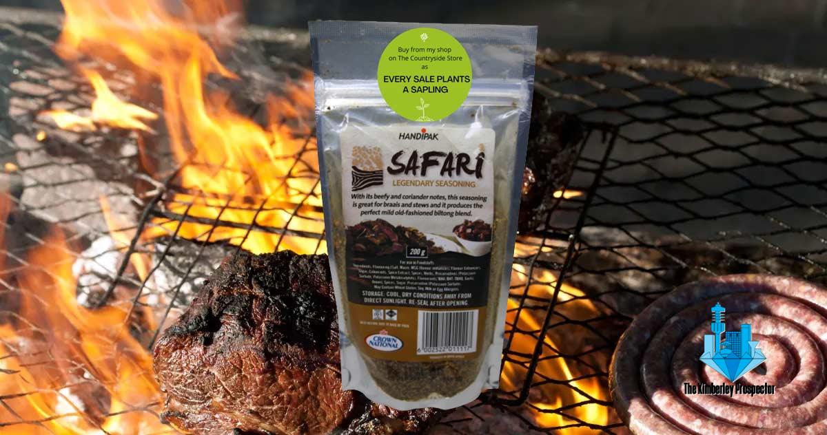For a braai, you will never forget: Safari Legendary Seasoning